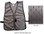 Economy Soft Mesh Safety Vests ~ Light Gray