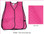 Economy Soft Mesh Safety Vests ~ Fuchsia