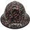 Patriot Skulls Hydro Dipped Hard Hats Full Brim - Edge Front