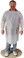 Sunsoft WHITE Isolation Gown w/ Elastic wrists, Ties  pic 1