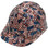 USA Wavy Flag Hydro Dipped Cap Style Hard Hat - Oblique Left