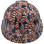 USA Wavy Flag Hydro Dipped Cap Style Hard Hat - Back