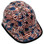 USA Wavy Flag Hydro Dipped Cap Style Hard Hat - Edge Oblique Right