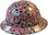 Sugar Skulls Hydro Dipped Hard Hats Full Brim Style