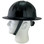 Skullbucket Aluminum Full Brim Hardhats ~ Suspension with Chin Strap