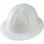 SkullBucket Aluminum Full Brim Hardhats with Ratchet Suspensions - White Oblique