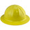 Skullbucket Aluminum Full Brim Hardhats ~ Yellow ~ Right