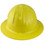 Skullbucket Aluminum Full Brim Hardhats ~ Yellow ~ Back