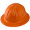 Skullbucket Aluminum Full Brim Hardhats ~ Orange ~ Oblique