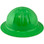 Skullbucket Aluminum Full Brim Hardhats ~ HI Viz Green ~ Right