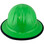 Skullbucket Aluminum Full Brim Hardhats ~ HI Viz Green with Protective Edge ~ Back