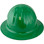 Skullbucket Aluminum Full Brim Hardhats ~ Green ~ Front