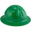 Skullbucket Aluminum Full Brim Hardhats ~ Green ~ Left