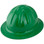 Skullbucket Aluminum Full Brim Hardhats ~ Green ~ Oblique