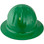 Skullbucket Aluminum Full Brim Hardhats ~ Green ~ Back