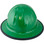 Skullbucket Aluminum Full Brim Hardhats ~ Green with Protective Edge ~ Back