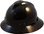 MSA V-Gard Full Brim Hard Hats with Staz-On Suspensions Black