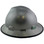 MSA V-Gard Full Brim Hard Hats with Staz-On Suspensions Silver - with Protective Edge