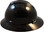 MSA V-Gard Full Brim Hard Hats with One-Touch Suspensions Black