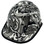 Graffiti Hydro Dipped Hard Hats Hydro Dipped Hard Hats Cap Style - Edge Oblique Left