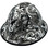 Graffiti Hydro Dipped Full Brim Hard Hat - Edge Oblique Left