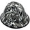 Graffiti Hydro Dipped Full Brim Hard Hat - Edge Oblique Right