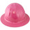 Skullbucket Aluminum Full Brim Hardhats Pink ~ Front 