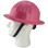 Skullbucket Aluminum Full Brim Hardhats Pink ~ Suspension with Chin Strap