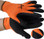 ORANGE Seemless Conforming Glove Black Palm Pic 1