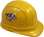 Nashville Predators Hard Hats ~ Pin-Lock Suspension side View