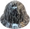 Guns and Skulls Hydro Dipped Hard Hats Full Brim Design ~ Front View