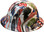 Patriot Day Hydro Dipped Hard Hats, Cap Style Design ~ Right Side View