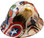 Patriot Day Hydro Dipped Hard Hats, Cap Style Design ~ Oblique View
