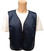 Navy Blue Soft Mesh Plain Safety Vest Main