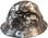 Skull Family Tree Hydro Dipped Hard Hats Full Brim Style ~ Oblique View