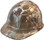 Winter Camo Hydro Dipped Hard Hats Cap Style Design ~ Oblique View