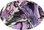 Glamour Camo Pink Hydro Dipped Hard Hats Full Brim Style Design- Detail