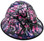 Glamour Camo Pink Hydro Dipped Hard Hats Full Brim Style Design - Edge Right