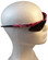 ERB Annie Safety Glasses with Pink Camo Design and Smoke Lens ~ Right Side View