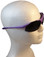 ERB Ella Safety Glasses with Purple Frame and Smoke Lens ~ Right Side View