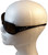 ERB Rose Safety Glasses Black Frame with Brown Lens ~ Left Side View