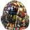 Grand Theft Auto Hydro Dipped Hard Hats ~ Front View