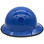 MSA Skullgard Full Brim Staz On Suspension Royal Blue - Edge Left