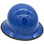 MSA Skullgard Full Brim Staz On Suspension Royal Blue - Edge Oblique Right