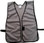 Light Gray Soft Mesh Plain Safety Vest