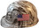 USA Flag Hard Hat Sticker Standard (Stars to Left) 