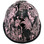 Tattoo Light Pink Cap Style Hydro Dipped Hard Hats with edge black