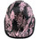 Tattoo Light Pink Cap Style Hydro Dipped Hard Hats with edge left