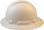 Pyramex Ridgeline Full Brim Style Hard Hat with White Graphite Pattern - Side View