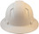 Pyramex Ridgeline Full Brim Style Hard Hat with White Graphite Pattern - Back View